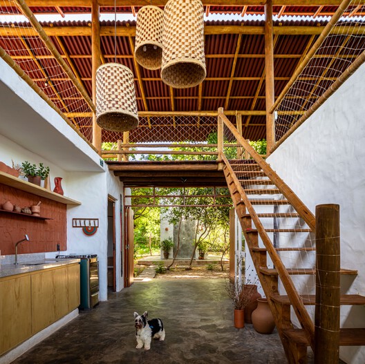 Perobinha House / PORO Arquitetura Perobinha House / PORO Arquitetura - Interior Photography, Kitchen, Wood, Beam