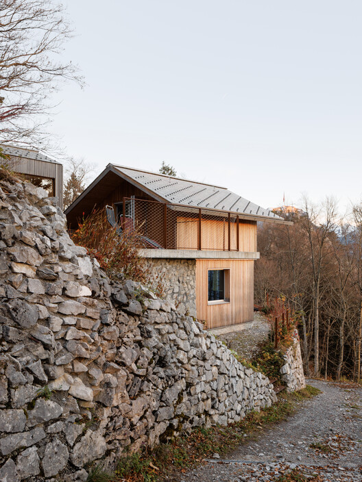 Swiss Alpine Cabin Reconstruction / Guča arch. - Exterior Photography, Houses
