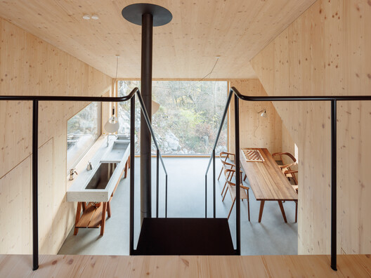 Swiss Alpine Cabin Reconstruction / Guča arch. - Interior Photography, Wood