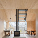 Swiss Alpine Cabin Reconstruction / Guča arch. - Interior Photography, Houses, Beam, Stairs