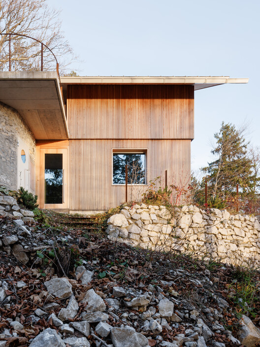 Swiss Alpine Cabin Reconstruction / Guča arch. - Exterior Photography