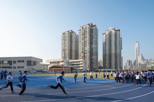 Hongling Middle School Shixia Campus / Tumushi Architects - Exterior Photography, Cityscape