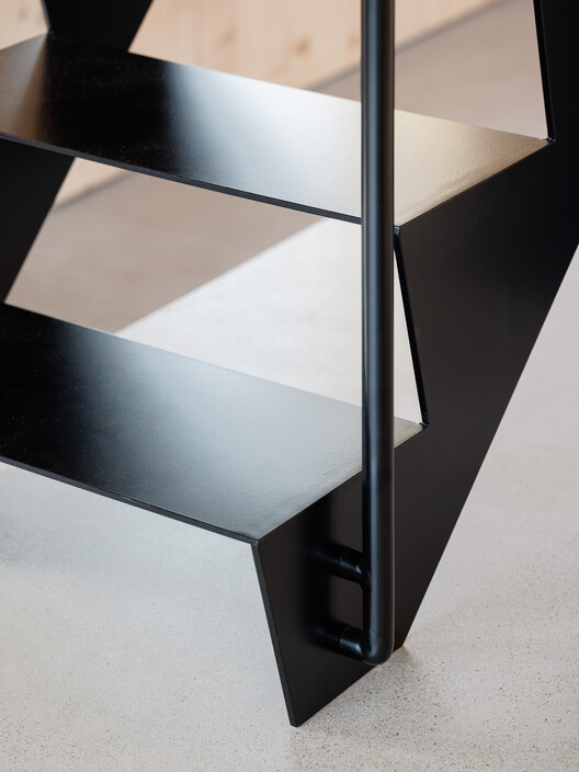 Swiss Alpine Cabin Reconstruction / Guča arch. - Interior Photography, Shelving