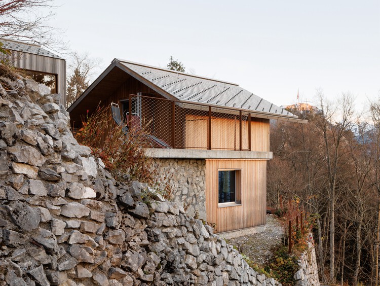 Swiss Alpine Cabin Reconstruction / Guča arch. - Exterior Photography, Houses