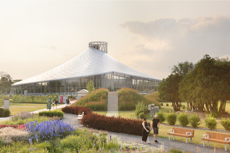 The Leaf at Assiniboine Park / KPMB Architects + Architecture49 - Exterior Photography, Cultural Architecture, Garden