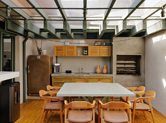 RAL House / kikacamasmie+arq RAL House / kikacamasmie+arq - Interior Photography, Wood, Table, Chair, Lighting, Beam