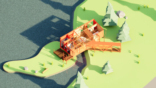 Red Bridge Cabin / Wiki World + Advanced Architecture Lab - Image 33 of 34