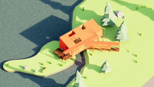 Red Bridge Cabin / Wiki World + Advanced Architecture Lab - Image 34 of 34