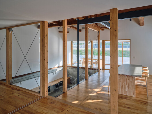 Kamioka Office / Kraft Architects Kamioka Office / Kraft Architects - Interior Photography, Wood, Beam, Glass
