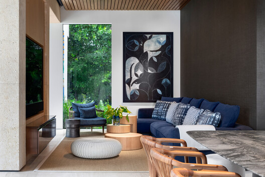 Villa Lyla / SAOTA - Interior Photography, Living Room, Wood, Sofa, Chair