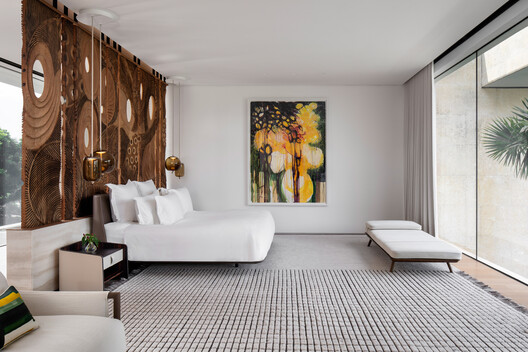 Villa Lyla / SAOTA - Interior Photography, Bedroom, Wood, Chair