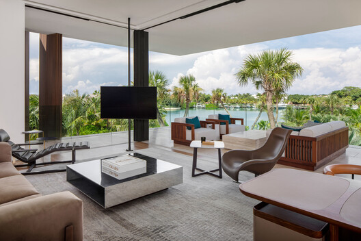 Villa Lyla / SAOTA - Interior Photography, Living Room, Table, Chair, Sofa