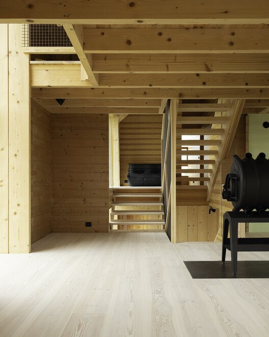 The Prairie House / Hoem + Folstad Arkitekter - Interior Photography, Wood, Beam