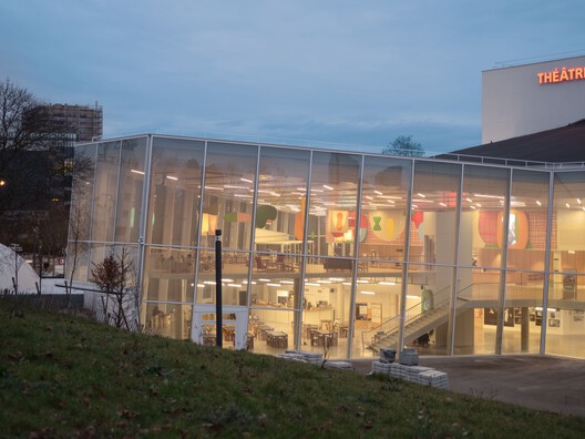 Nanterre-Amandiers National Drama Center Renovation and Rehabilitation / Snøhetta - Exterior Photography, Glass