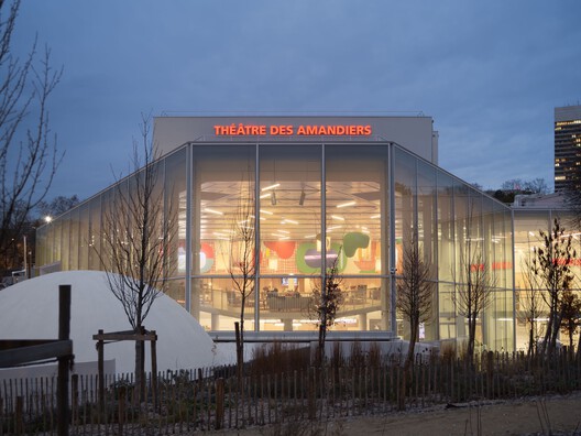 Nanterre-Amandiers National Drama Center Renovation and Rehabilitation / Snøhetta - Exterior Photography, Glass