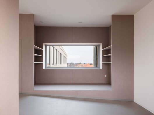Extension of a Primary School - New School Pavilion and Multipurpose Hall / Bakyta architekti - Interior Photography, Wood