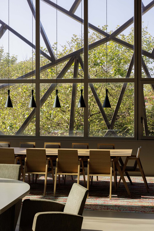 Farmers' Assembly / Lousinha Arquitectos - Exterior Photography, Wood, Glass, Chair