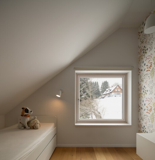 Cabin Above the Valley / System Recovery Architects - Interior Photography, Wood, Lighting