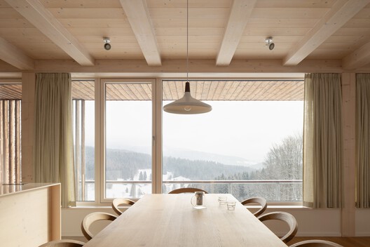 Cabin Above the Valley / System Recovery Architects - Interior Photography, Wood, Beam