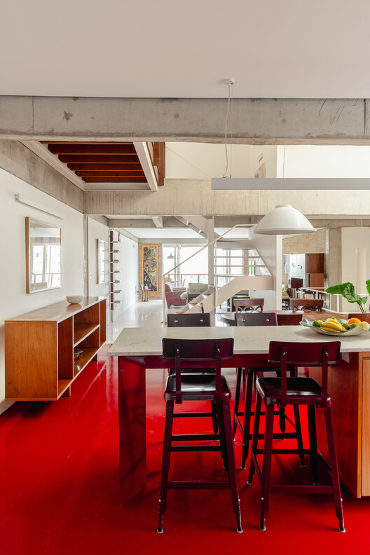 Residence in Sumaré / Trema Arquitetura + Gabriel Sepe - Interior Photography, Chair, Beam