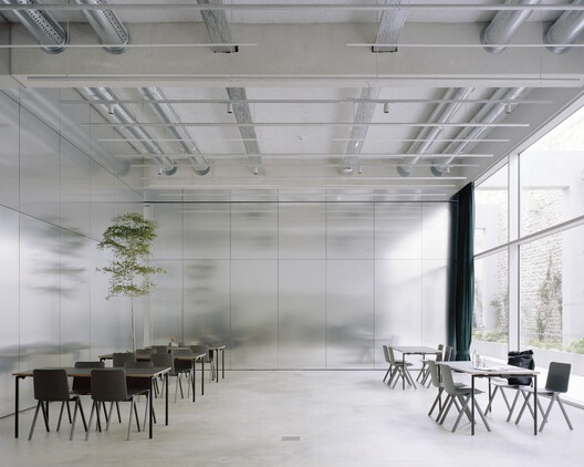 Flow Third Place / Office Zola architectes - Interior Photography, Dining room, Lighting, Glass, Chair