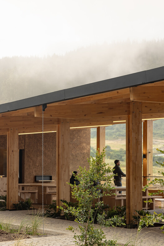 Pamba Bike Shelter / URLO Studio - Interior Photography, Kitchen