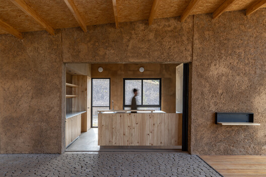 Pamba Bike Shelter / URLO Studio - Interior Photography, Wood, Concrete
