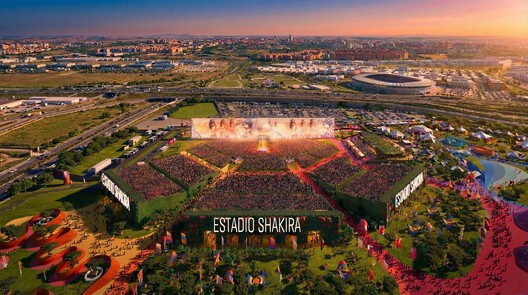 Pop Star Architecture: BIG Designs Multi-Use Stadium for Shakira’s World Tour in Madrid, Spain - Image 5 of 13