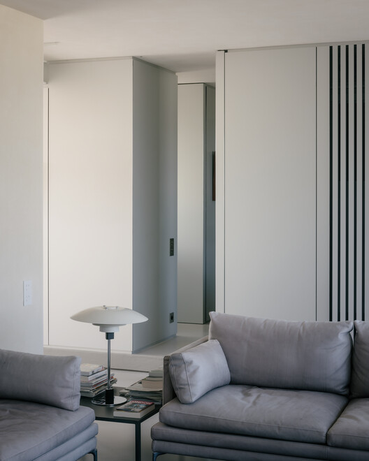 Apartment A / heros - Interior Photography, Wood, Chair