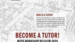 Tutor Call for MEDS Workshop Belgium 2026: Reweaving the Brussels Canal District