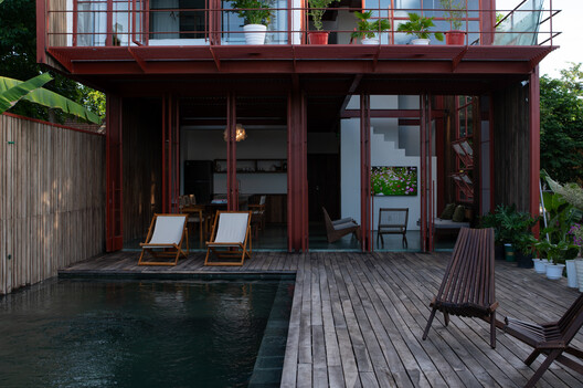 Scarlet Pavilion  / DUHA Architects - Interior Photography, Wood, Balcony, Deck