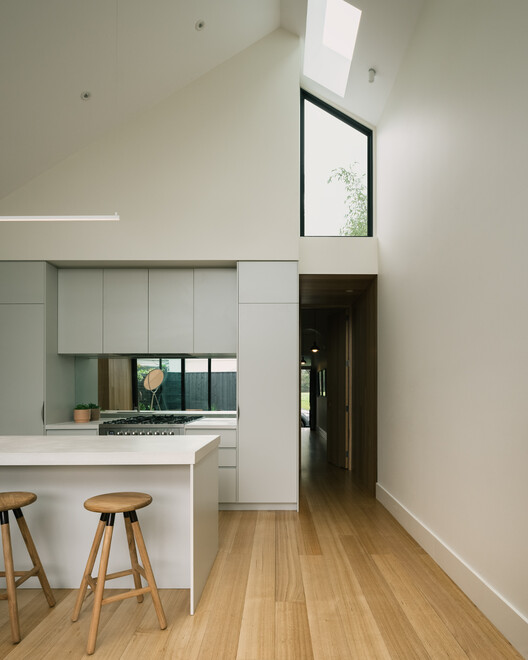 Abbie Abbotsford Terrace / Eckersley Architects - Interior Photography, Kitchen, Wood, Countertop, Door, Glass