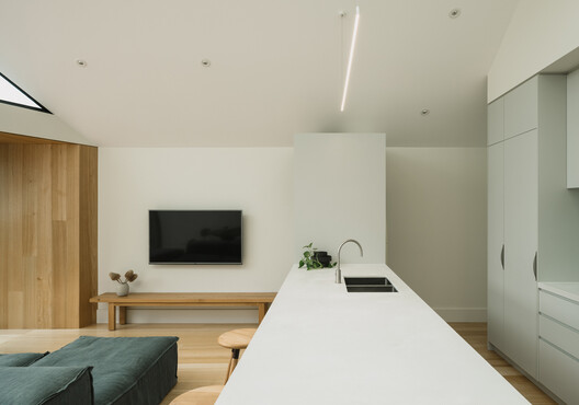 Abbie Abbotsford Terrace / Eckersley Architects - Interior Photography, Bedroom, Wood, Countertop