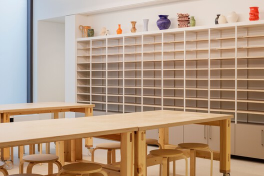 Gardiner Museum / Montgomery Sisam Architects + Andrew Jones Design - Interior Photography, Closet, Shelving, Wood