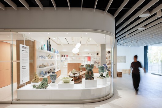 Gardiner Museum / Montgomery Sisam Architects + Andrew Jones Design - Interior Photography, Shelving, Lighting
