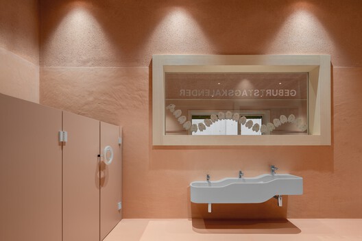 Education Center Kössen / Pedevilla Architects - Interior Photography, Sink, Bathroom