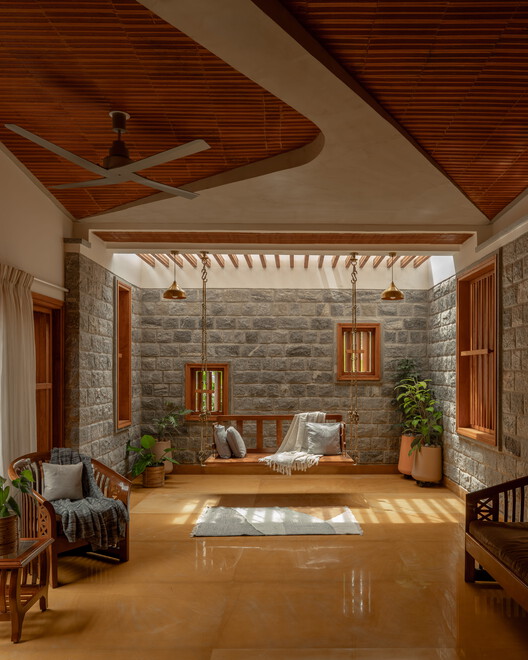 Taliru House / Wright Inspires Taliru House / Wright Inspires - Interior Photography, Wood, Lighting, Table, Chair, Beam, Brick