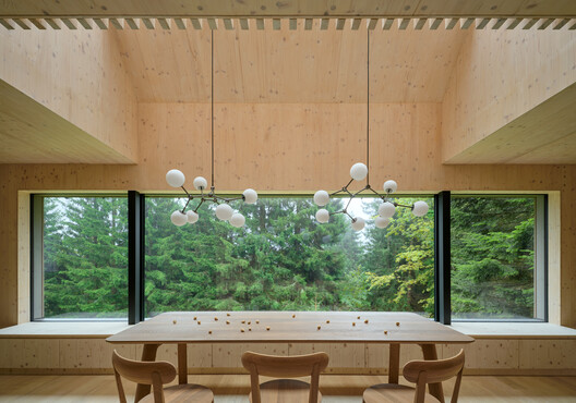 Na Kukačkách Mountain Chalet / Edit! architects - Interior Photography, Dining room, Wood