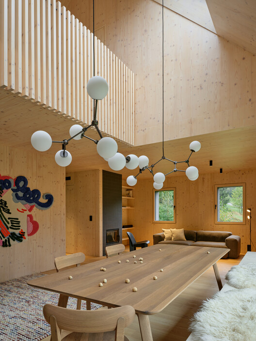 Na Kukačkách Mountain Chalet / Edit! architects - Interior Photography, Wood, Lighting, Chair