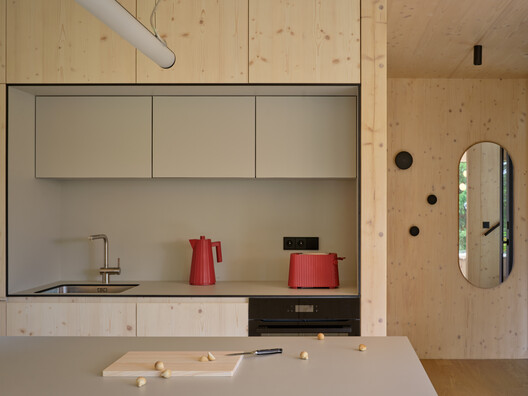 Na Kukačkách Mountain Chalet / Edit! architects - Interior Photography, Kitchen, Wood, Countertop, Sink