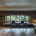 Strážné Cottage / Mimosa architects - Interior Photography, Houses, Table, Lighting, Chair