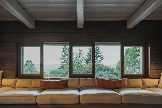 Strážné Cottage / Mimosa architects - Interior Photography, Living Room, Wood