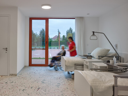 Senior Citizens' Home in Nový Bydžov  / Architektura - Interior Photography, Bedroom, Wood, Chair