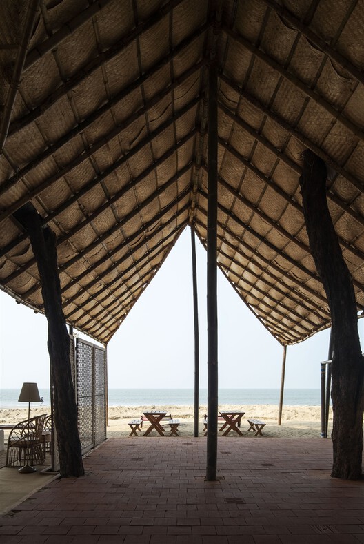 The German Pavilion at the Kerala Literature Festival 2026 / The Purple Ink Studio - Interior Photography, Wood