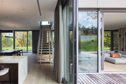 The Green Courtyard House - Interior Photography, Door, Deck, Chair, Courtyard, Patio