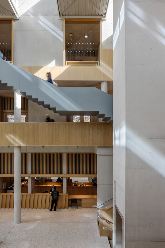 University of Limerick Student Center / Carr Cotter & Naessens - Interior Photography, Kitchen, Wood