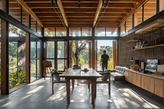 The House of Time / Natura Futura - Interior Photography, Wood, Table, Chair, Beam