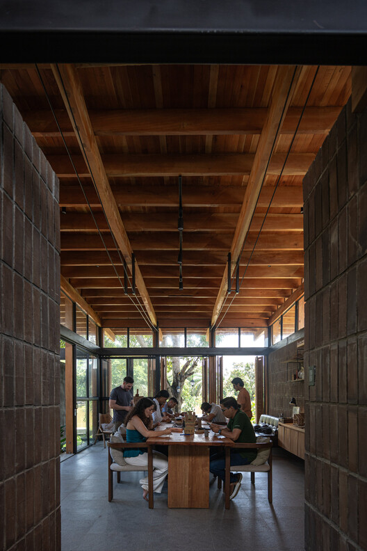 The House of Time / Natura Futura - Interior Photography, Wood, Table, Beam, Chair