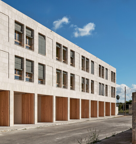 Ten Social Housing Units in Santa Margalida, Mallorca / Javier Gavín + Siddartha Rodrigo + Juan Moreno + DATAAE - Exterior Photography, Concrete