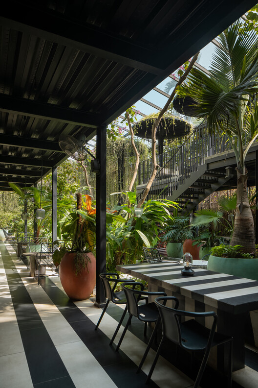 Sunrise Garden Restaurant / M9 Design Studio Sunrise Garden Restaurant / M9 Design Studio - Exterior Photography, Chair, Garden, Courtyard, Patio